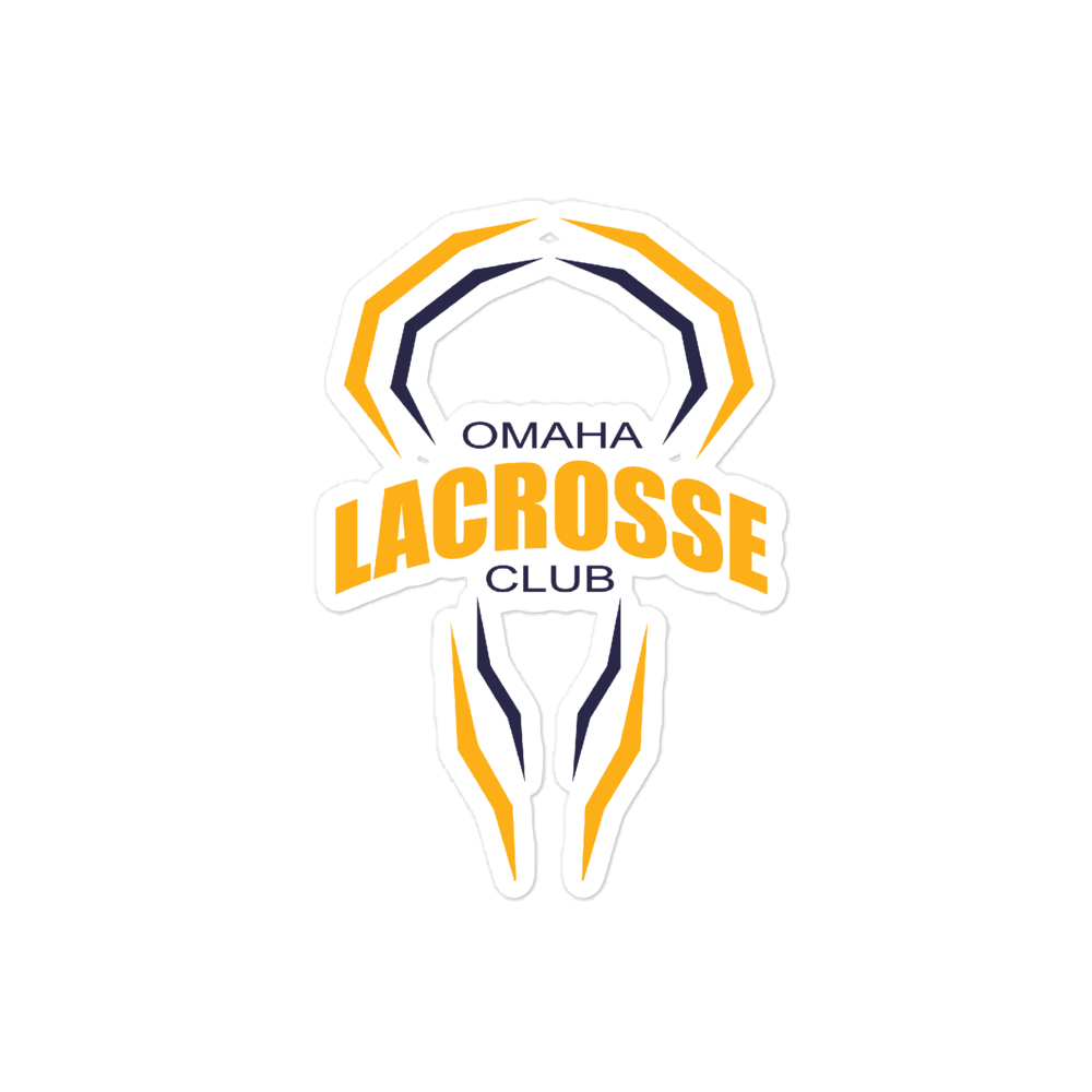 Omaha Lacrosse Club Outline Sticker Yeti Hockey Company