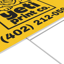 Load image into Gallery viewer, Custom Lawn Sign for Businesses 22&quot;x15&quot;