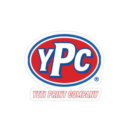 YPC Logo Vintage Style kiss-cut Sticker