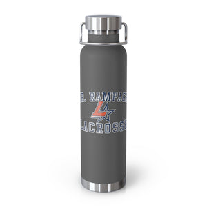 Liberty Lacrosse Copper Insulated Water Bottle - 22oz Sports Tumbler