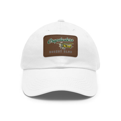 Leather Patch Dad Hat