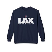 Load image into Gallery viewer, Gildan Brand LAX Lincoln Liberty Crewneck Sweatshirt