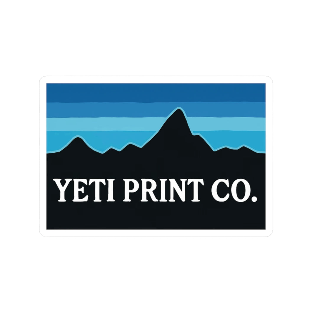 Mountain Yeti Print Co. Sticker