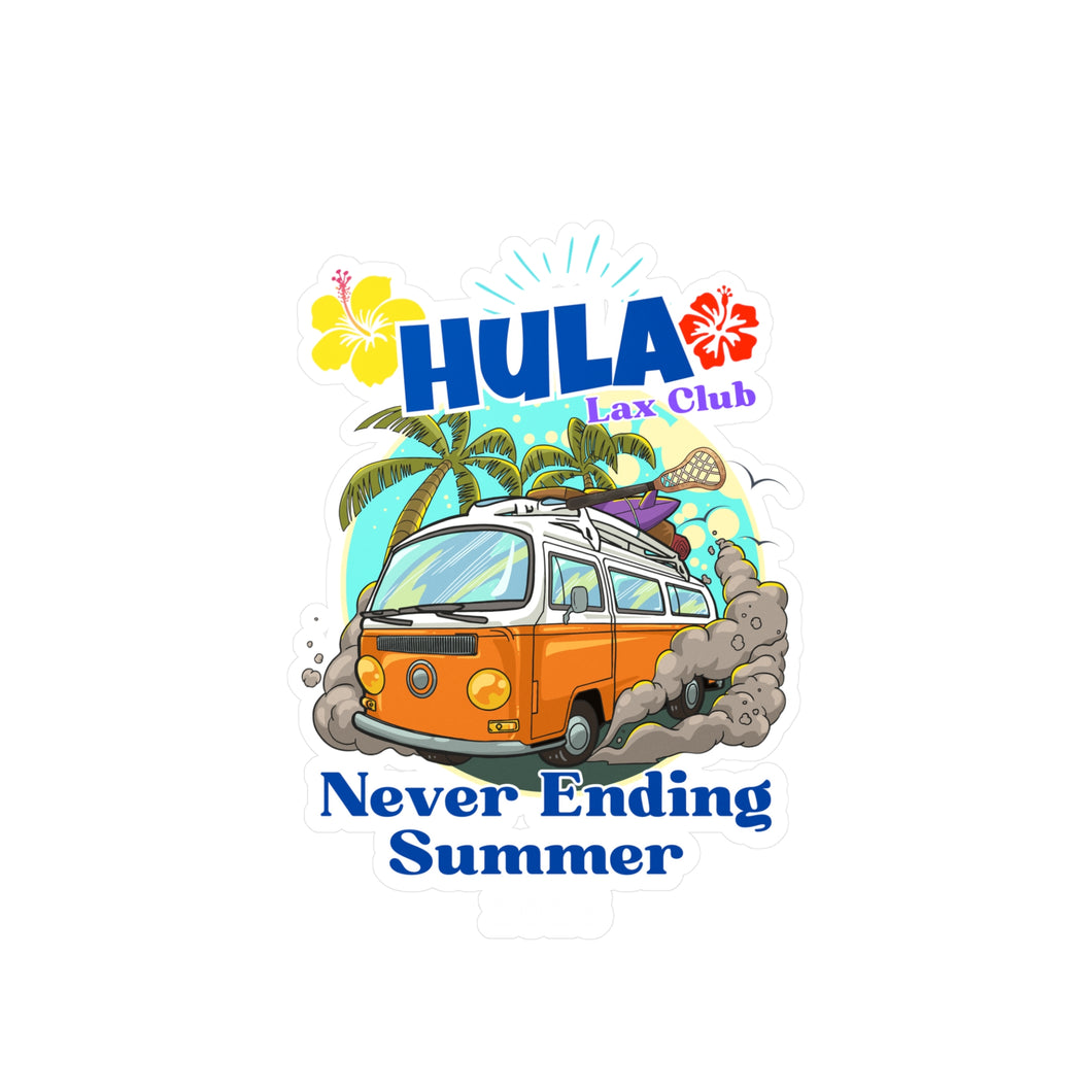 Summer Vibes Hula Decals, Vinyl Sticker