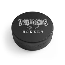 Load image into Gallery viewer, Wildcats Hockey Puck — Millard West Team Logo