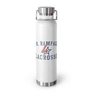 Liberty Lacrosse Copper Insulated Water Bottle - 22oz Sports Tumbler