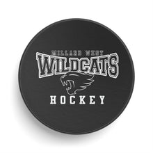 Load image into Gallery viewer, Wildcats Hockey Puck — Millard West Team Logo