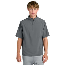 Load image into Gallery viewer, Men's Short-Sleeve Quarter-Zip Pullover Jacket — Lightweight Polyester Outerwear