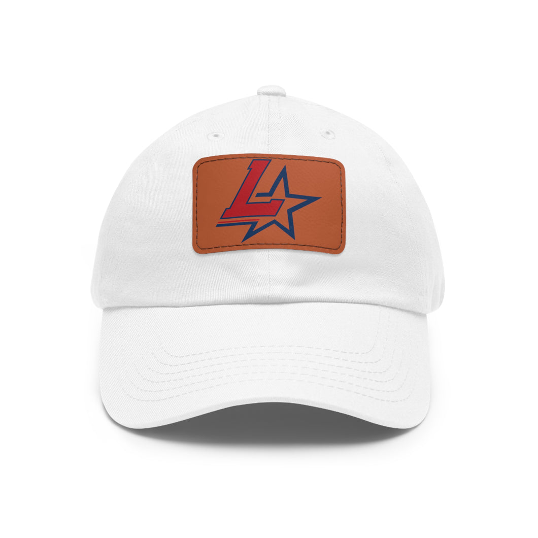 Dad Hat with Leather Patch