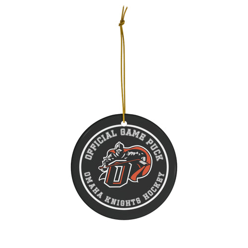 Knights Official Game Puck Ornament