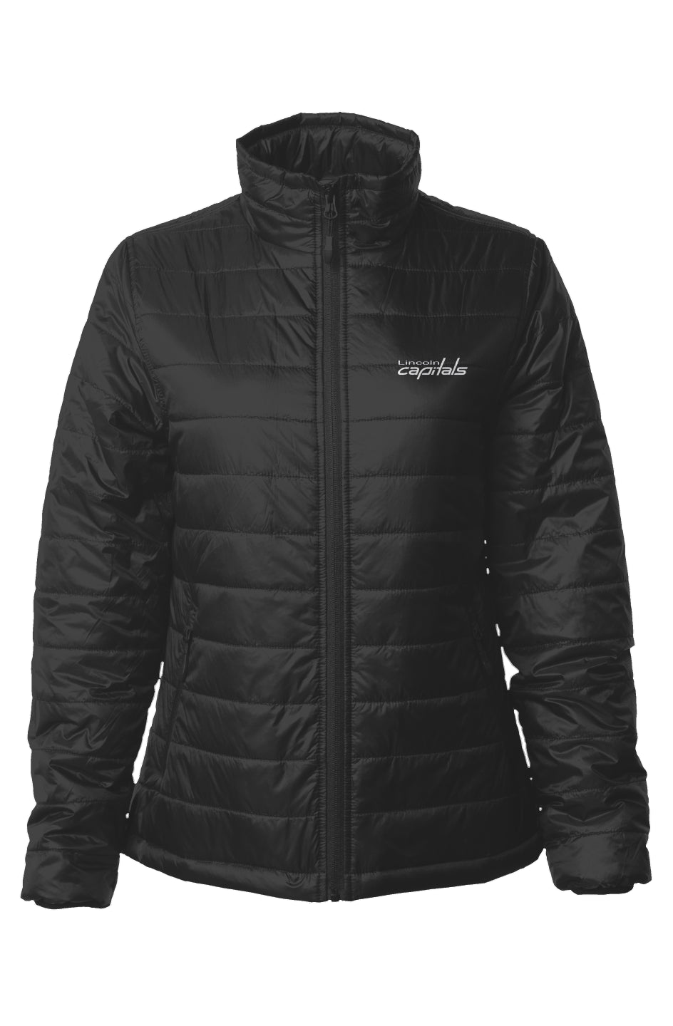Women's Embroidered Team Logo Puffer Jacket