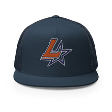 Load image into Gallery viewer, Embroidered Flat Bill Trucker Cap