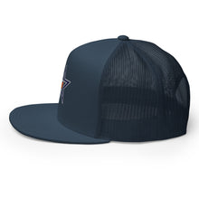 Load image into Gallery viewer, Embroidered Flat Bill Trucker Cap