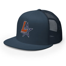 Load image into Gallery viewer, Embroidered Flat Bill Trucker Cap