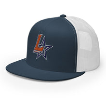 Load image into Gallery viewer, Embroidered Flat Bill Trucker Cap