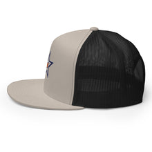 Load image into Gallery viewer, Embroidered Flat Bill Trucker Cap