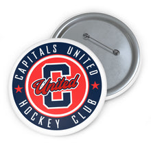 Load image into Gallery viewer, Capitals United Hockey Club Pin Button