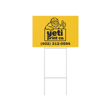 Load image into Gallery viewer, Custom Lawn Sign for Businesses 22&quot;x15&quot;