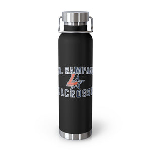 Liberty Lacrosse Copper Insulated Water Bottle - 22oz Sports Tumbler