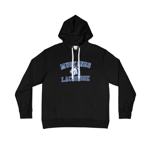 Mustangs Lacrosse Black Men's Hoodie - From Yeti Lacrosse Brand