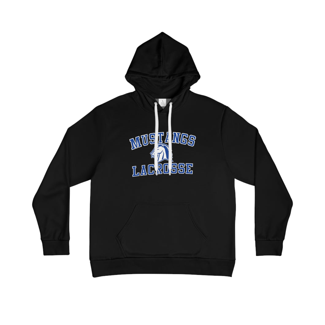 Mustangs Lacrosse Black Men's Hoodie - From Yeti Lacrosse Brand