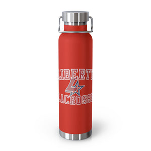 Liberty Lacrosse Copper Insulated Water Bottle - 22oz Sports Tumbler