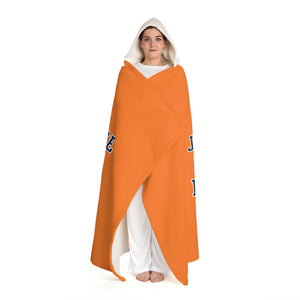 Cozy Hooded Sherpa Fleece Blanket - Perfect for Game Day