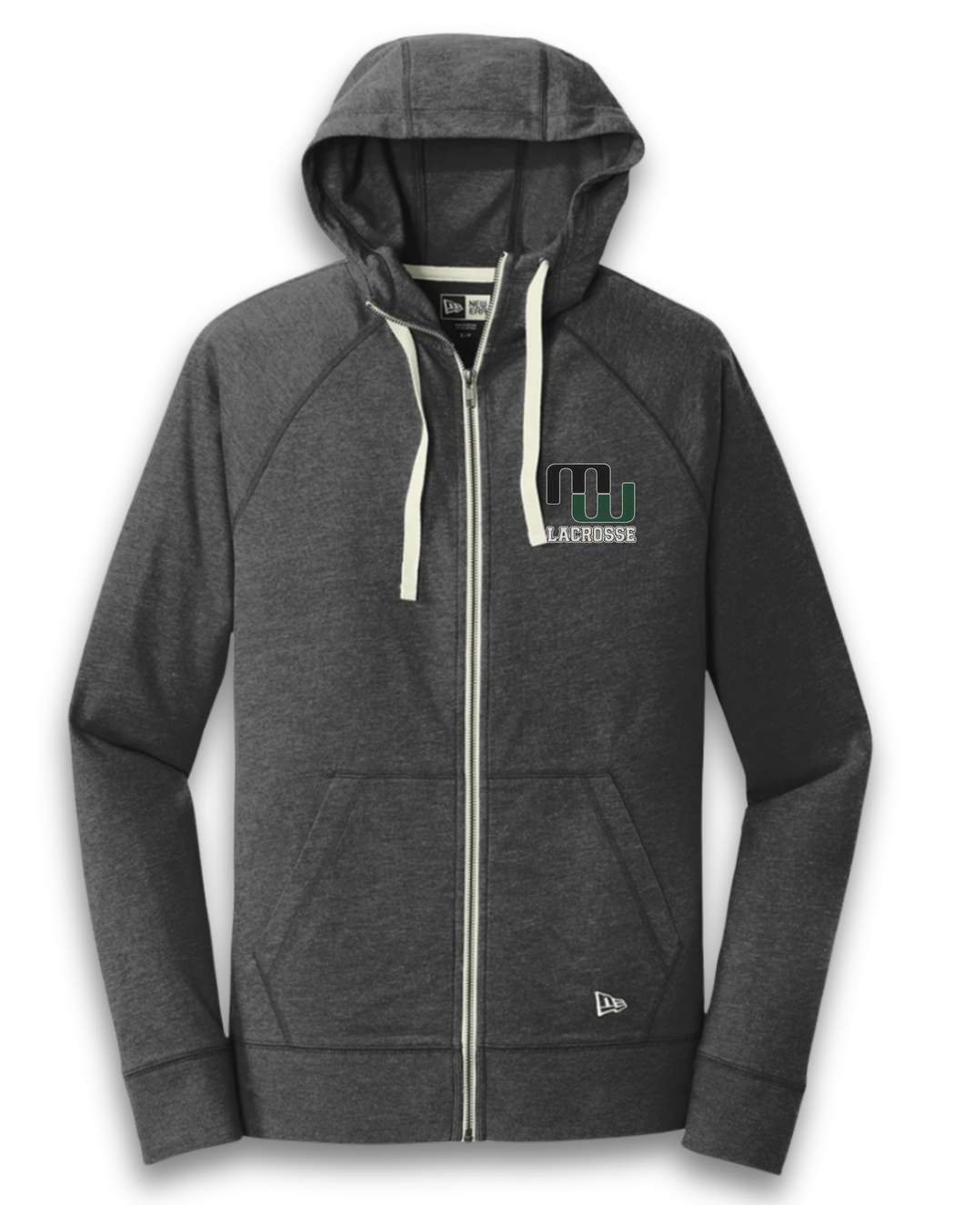 New Era Brand Embroidered Full-Zip Hoodie