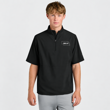 Load image into Gallery viewer, Men's Short-Sleeve Quarter-Zip Pullover Jacket — Lightweight Polyester Outerwear