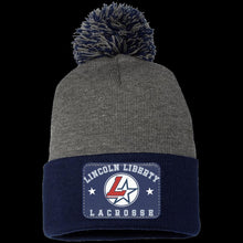 Load image into Gallery viewer, Pom Pom Knit Cap - Team Patch