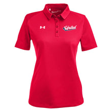 Load image into Gallery viewer, Under Armour Womens Tech Polo (Caps United)