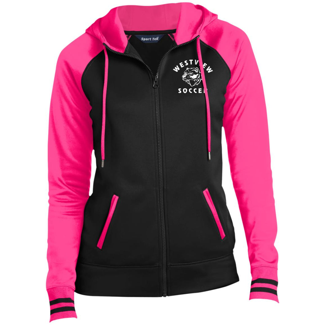 Sports Tek Ladies' Sport-Wick® Full-Zip Hoodie