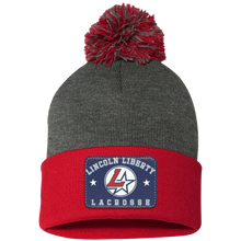 Load image into Gallery viewer, Pom Pom Knit Cap - Team Patch