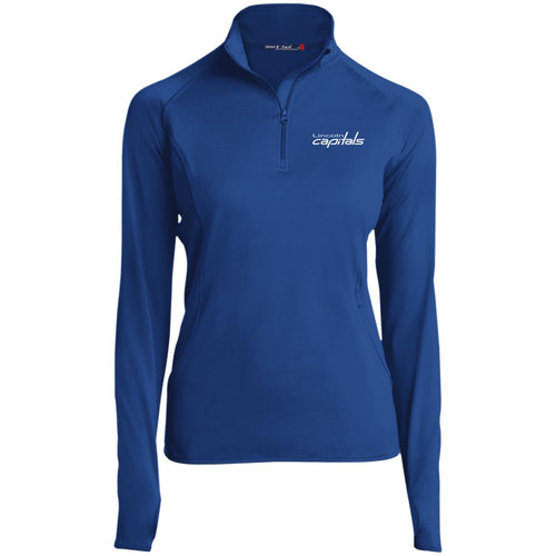 Sports Tek Ladies' 1/2 Zip Performance Pullover