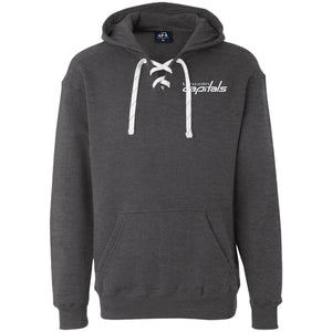 Capitals Heavyweight Hockey Lace Hoodie