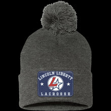 Load image into Gallery viewer, Pom Pom Knit Cap - Team Patch