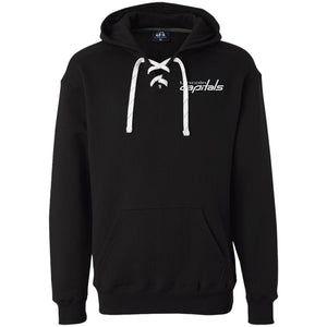 Capitals Heavyweight Hockey Lace Hoodie