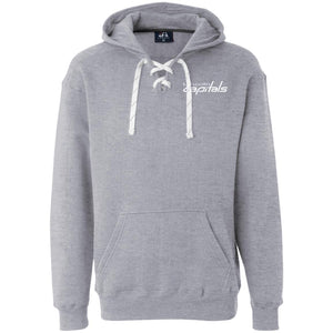 Capitals Heavyweight Hockey Lace Hoodie