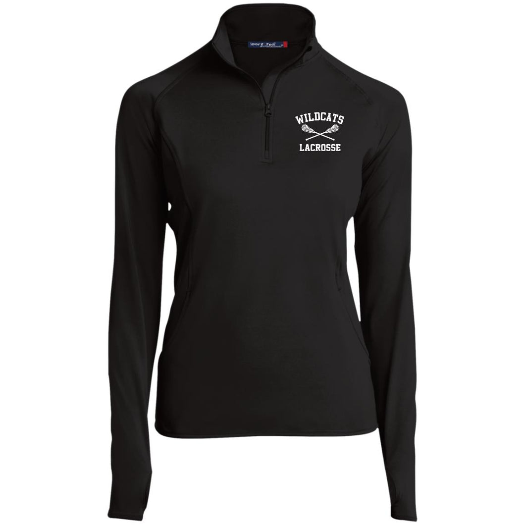 Ladies' Sports Tek Zip Performance Pullover