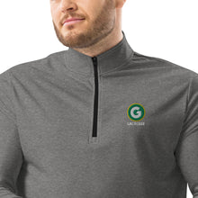 Load image into Gallery viewer, Adidas Embroidered Quarter Zip Pullover