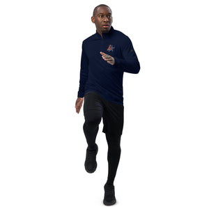 Adidas Embroidered Quarter Zip Pullover