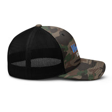 Load image into Gallery viewer, Embroidered Camouflage Trucker Hat