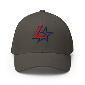 Embroidered Flexfit Brand Structured Twill Cap