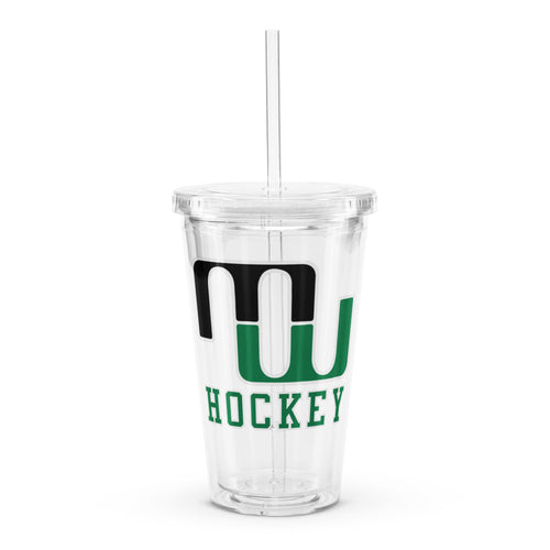 Team Logo Clear Plastic Tumbler