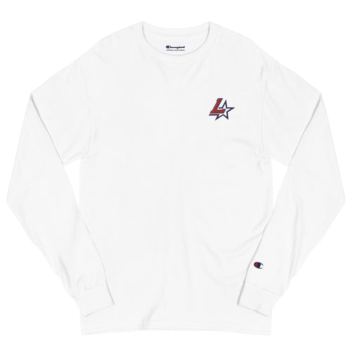 Embroidered Champion Brand Long Sleeve Shirt