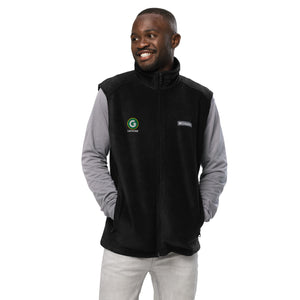 Columbia Brand Embroidered Fleece Vest - Men's