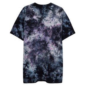 Embroidered Oversized Tie-Dye T-shirt