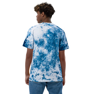 Embroidered Oversized Tie-Dye T-shirt