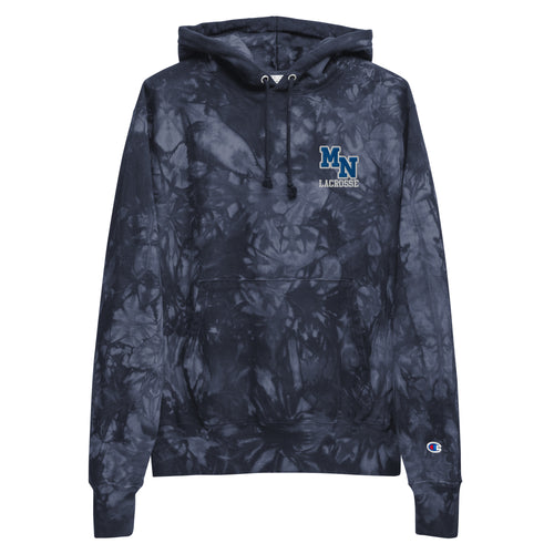 Champion Brand Embroidered Tie-Dye Hoodie