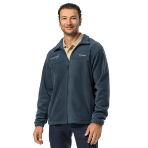 Columbia Brand Embroidered Fleece Jacket